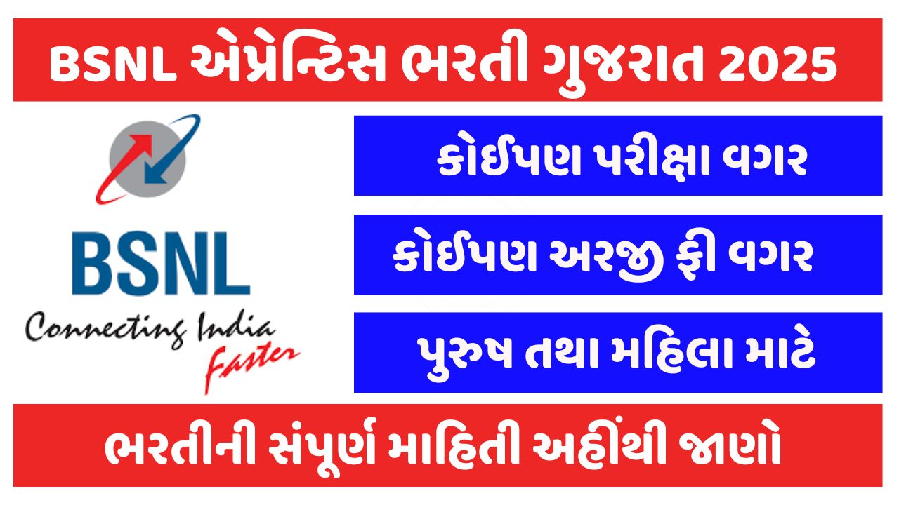 BSNL Apprentice Recruitment Gujarat
