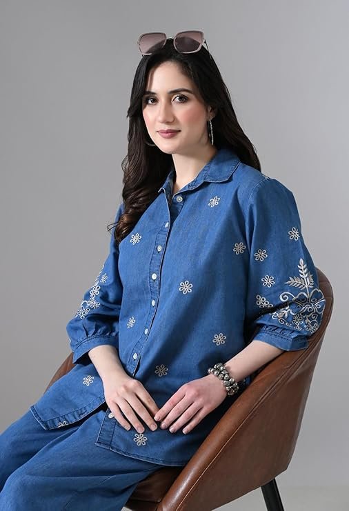 Chic Neutrals with a Denim Twist - Image 3
