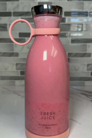 Portable USB Rechargeable Personal Blender Bottle | 350ml Mini Smoothie & Fresh Juice Maker